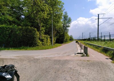 On the F6 between Ghent and Bruges